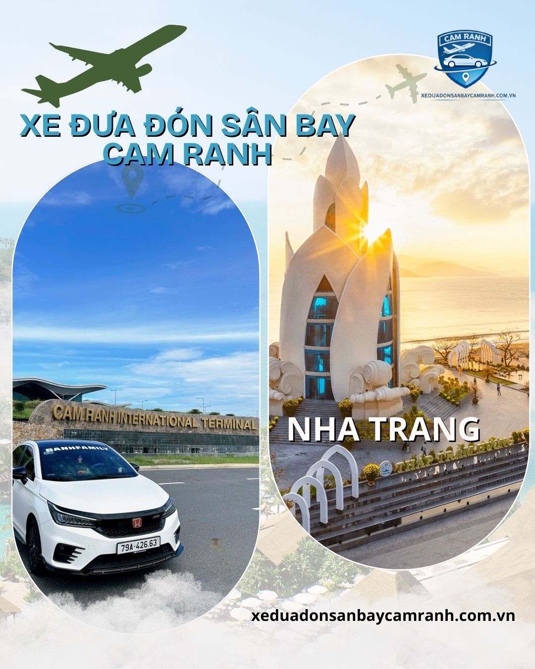 dịch vụ xe sân bay Cam Ranh đi Nha Trang